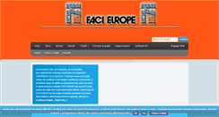 Desktop Screenshot of facieurope.it